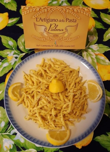 trofie al limone Artigiano della Pasta Palma