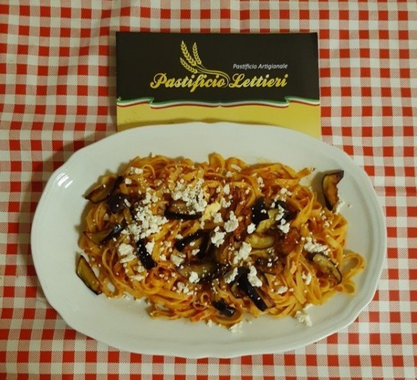 tagliolini alla norma dei Fratelli Lettieri