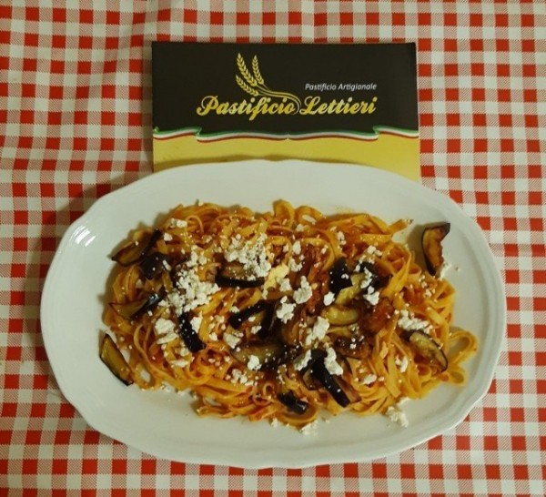 tagliolini alla norma dei Fratelli Lettieri